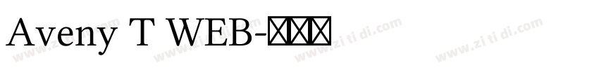 Aveny T WEB字体转换